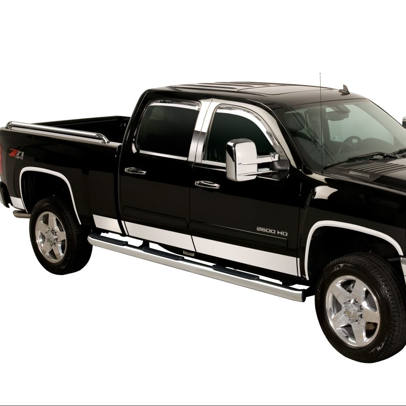 Putco 19-24 Chevrolet Silverado Crew Cab 6.5 Stand Box - 5.5in Wide - 10pcs Pro SS Rocker Panels - 3751244