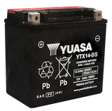 Yuasa YTX14-BS Maintenance Free AGM 12 Volt Battery (Bottle Supplied) - RV and Auto Parts