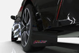 Rally Armor 12-19 Ford Focus ST & 2016-19 RS Black Mud Flap BCE Logo