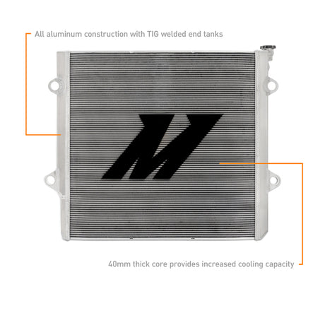 Mishimoto 10-23 Lexus GX460 4.6L Performance Aluminum Radiator - Mishimoto