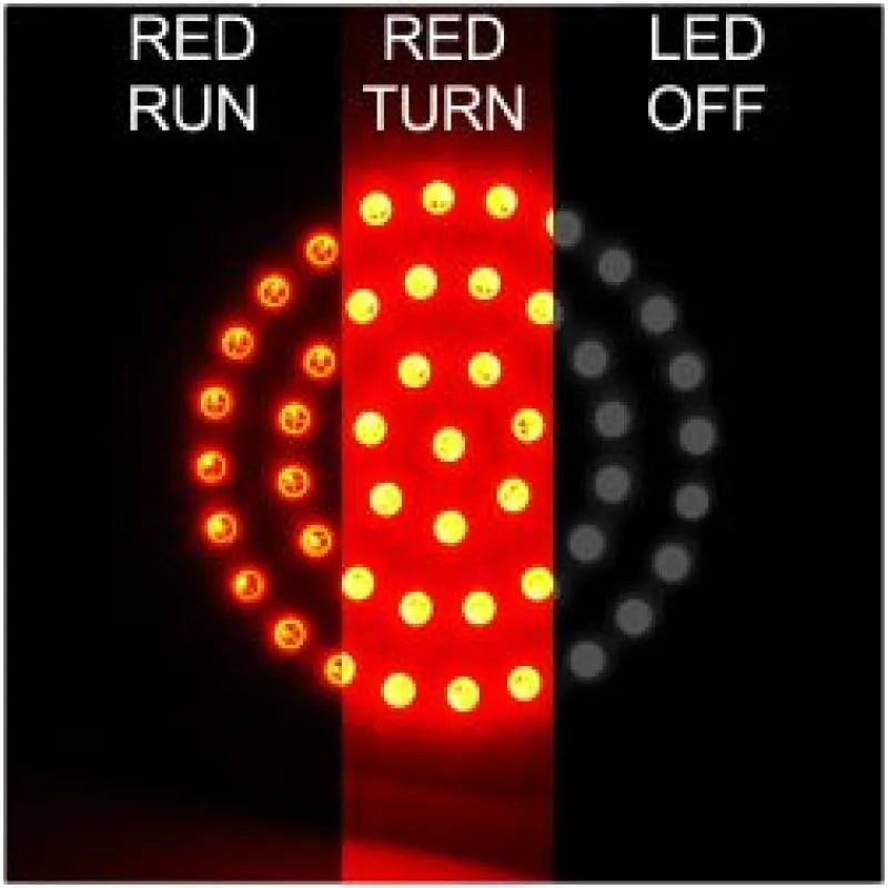 Letric Lighting Bullet Style Swtchbcks Red/Red - RV and Auto Parts