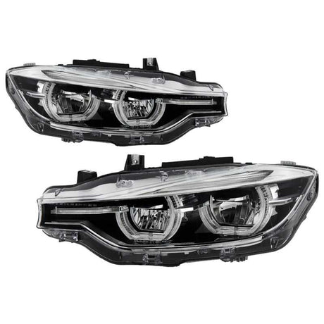 SPYDER 9948534 Spyder BMW F30 3 Series 4Dr LED Projector Headlights Chrome PRO-JH-BF3012H-4D-LED-C