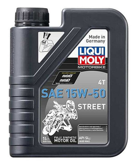 LIQUI MOLY 1L Motorbike 4T SAE 15W50 Street - LIQUI MOLY