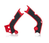 Acerbis 17-19 Honda CRF250R/RX/ CRF450R/RX Frame Guards- X-Grip - Red/Black - RV and Auto Parts