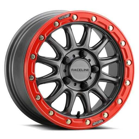 RACELINE Alpha Bdlk 15x10 5/4.5 (+25mm) Gunmetal/Red