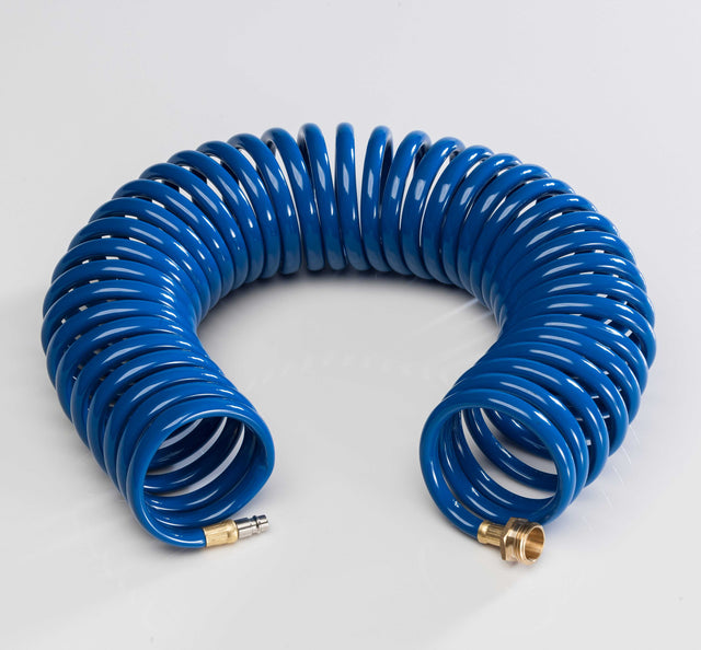 CRD-COIL-BLU-HS Exterior Spray Port Quick Connect Hose