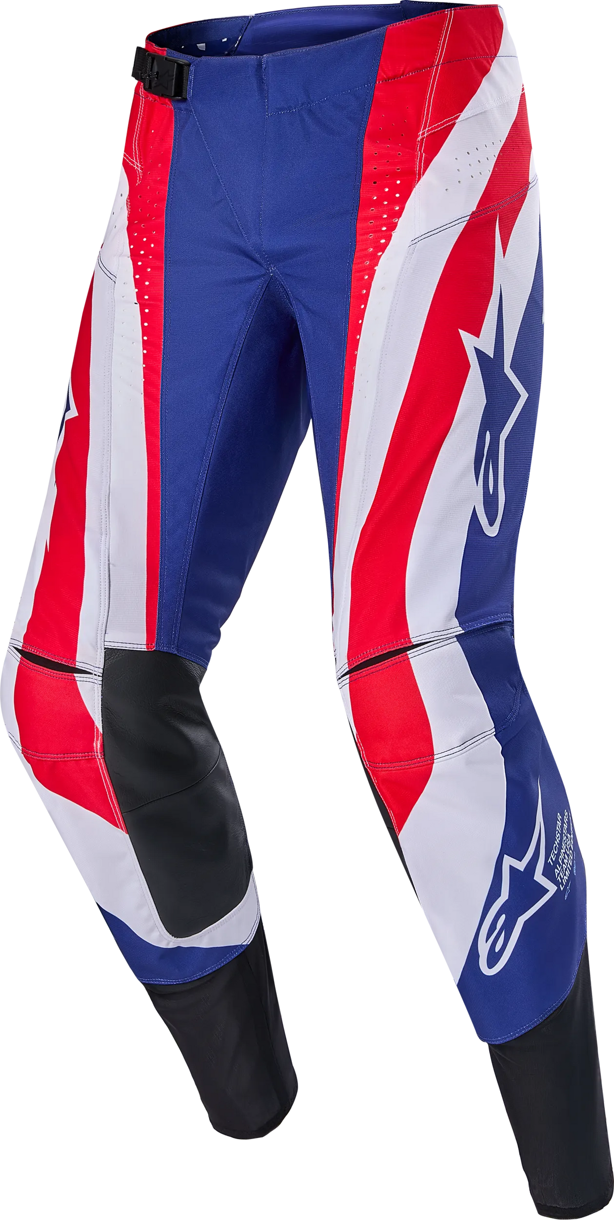 Techstar Union Limited Edition Pants Bright Red/Dark Blue/White Alpinestars 