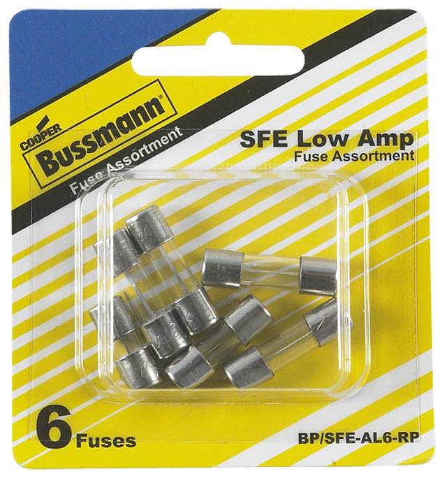 BP/SFE-AL6-RP Bussman Fuse Assortment SFE Glass Fuse