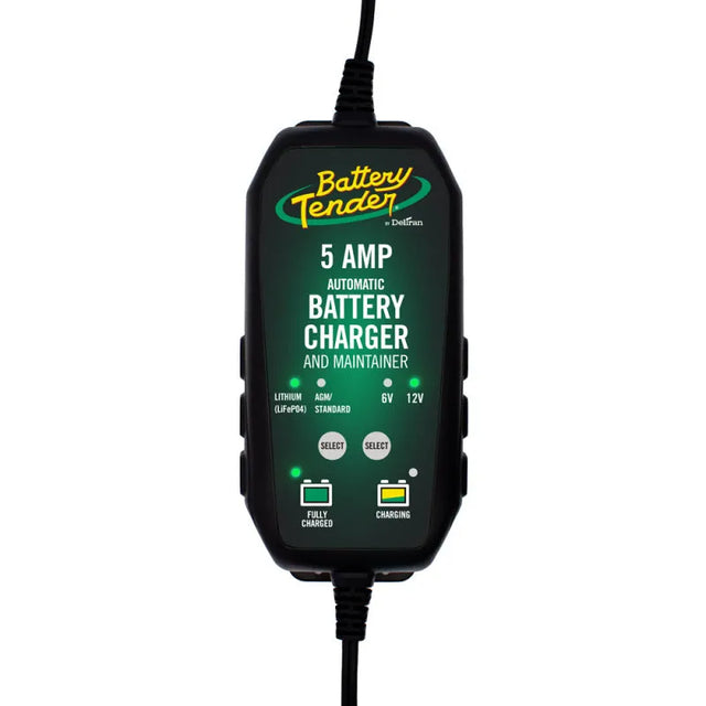 Battery Tender 12V 5AMP Lead Acid and Lithium Selectable Battery Charger - RV and Auto Parts