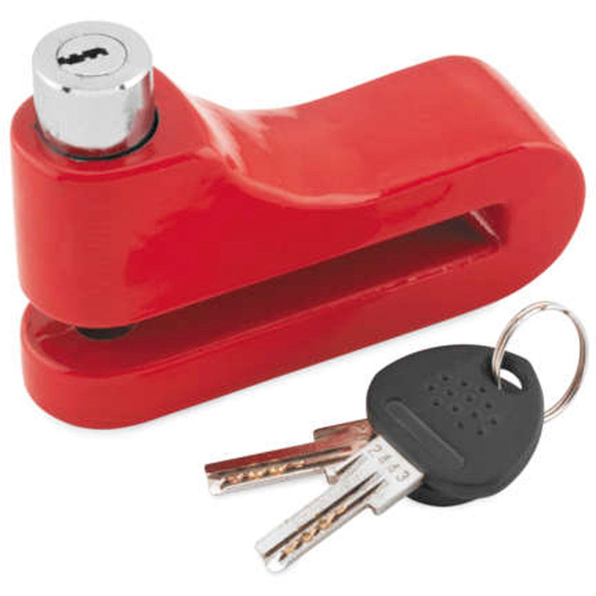 Bully Lock Disc Lock 10mm - Red - 132249