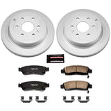 PowerStop CRK5262 Power Stop 08-17 Buick Enclave Rear Z17 Evolution Geomet Coated Brake Kit