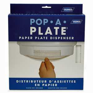 Camco 57001 Paper Plate Dispenser White