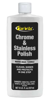 STAR BRITE Chrome & Stainless Polish 8 Oz 12/Case