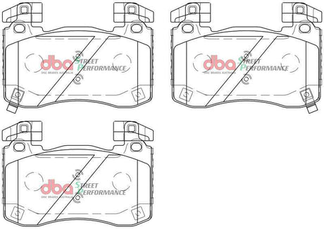 DBA DB15003SP DBA 2018+ Kia Stinger V6 Twin Turbo SP Performance Front Brake Pads