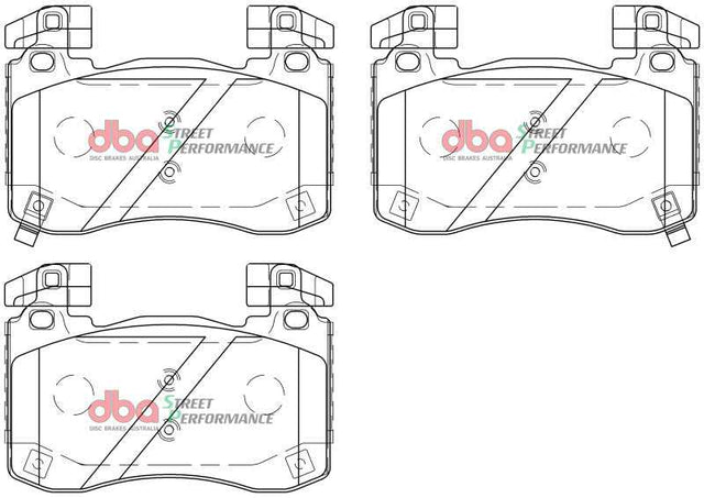 DBA DB15003SP DBA 2018+ Kia Stinger V6 Twin Turbo SP Performance Front Brake Pads