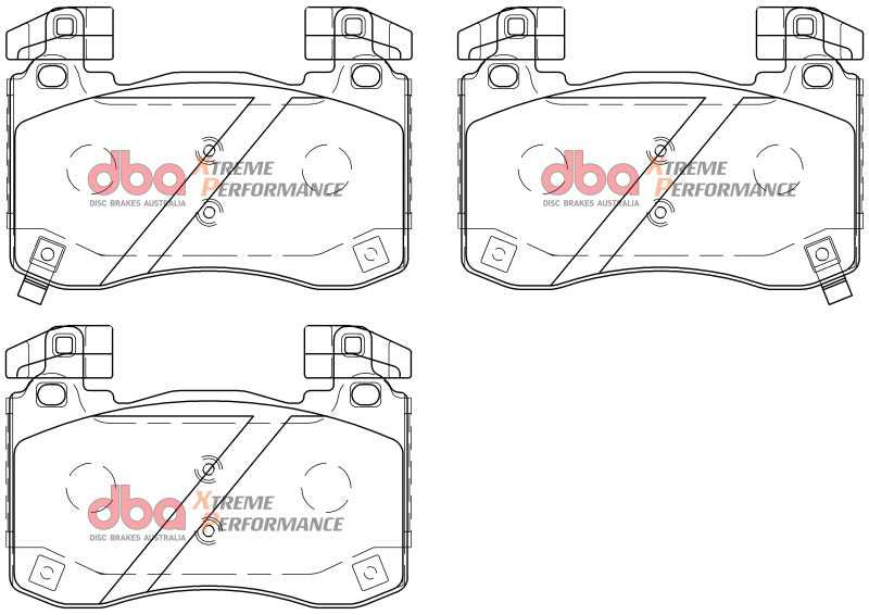 DBA DB15003XP DBA 2018+ Kia Stinger V6 Twin Turbo XP Performance Front Brake Pads