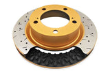 DBA 07+ Toyota LandCruiser 200 Series Rear Drilled and Slotted 4000 Series Rotor 