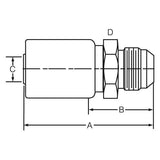 108900 Hose End Fitting