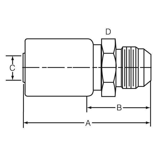 108900 Hose End Fitting