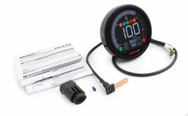 KOSO Dl 04 Speedo Black Bmw