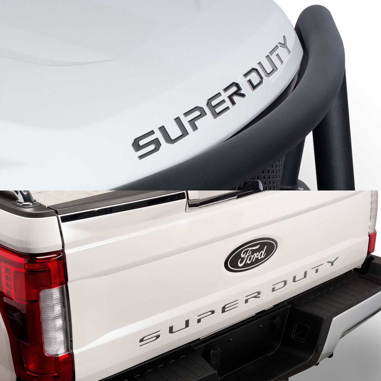 Putco 2023 Ford Super Duty Tailgate Letter (Black Platinum) - 55561BPFD