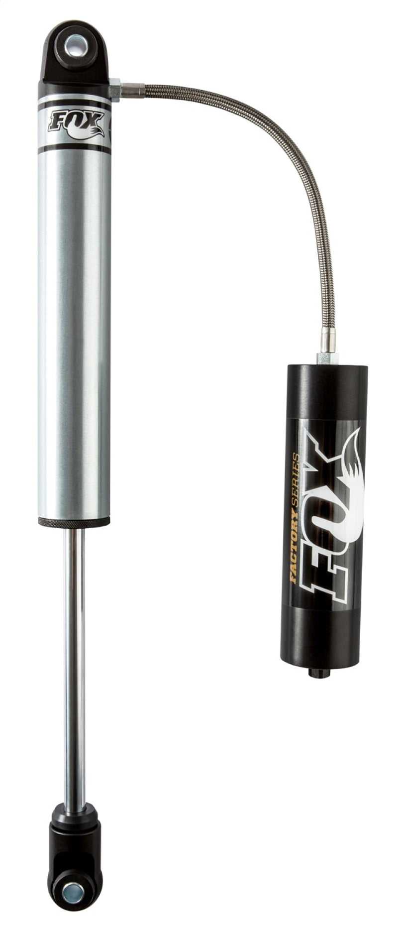 FOX Fox 2.0 Factory Series 10in Smooth Bdy Remote Res. Shock w/Hrglss Eyelet/Cap 5/8in Shft (30/75)- Blk