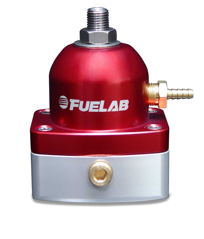 Fuelab Fuelab 515 EFI Adjustable FPR 25-90 PSI (2) -6AN In (1) -6AN Return - Red