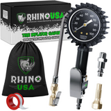 Rhino USA 100 Psi Analog Tire Inflator Gauge - Rhino USA