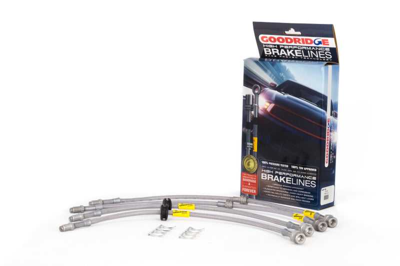 Goodridge Goodridge 04-13 Mazda 3/Mazdaspeed3 Stainless Steel Brake Lines Kit