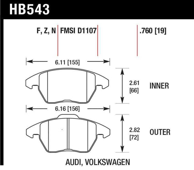 Hawk Performance HB543Z.760