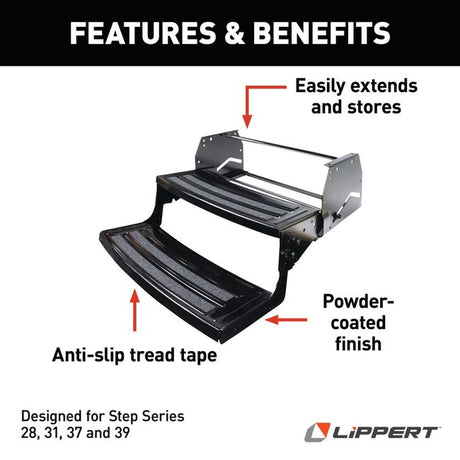 432682 Lippert RV Entry Step 2 Manual Folding Steps