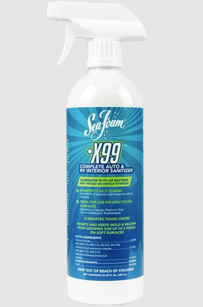 X99 Seafoam Complete Auto & Rv Interior Sanitiz