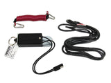 BRK2505 Blue Ox Towed Vehicle Brake Control Breakaway Switch with coiled safety cable and connecting wires.