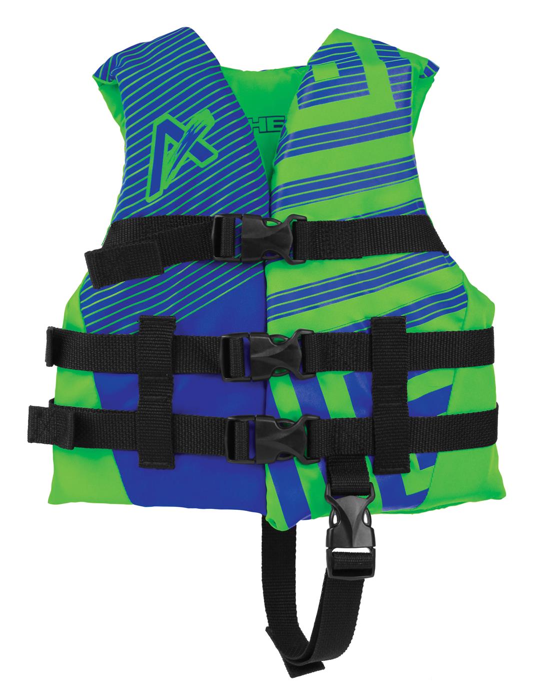 "30081-02-A-LGBL Airhead Airhead Trend Vest Green / Blue, high-quality design, comfortable fit, reliable buoyancy, stylish green and blue color, perfect for water activities."