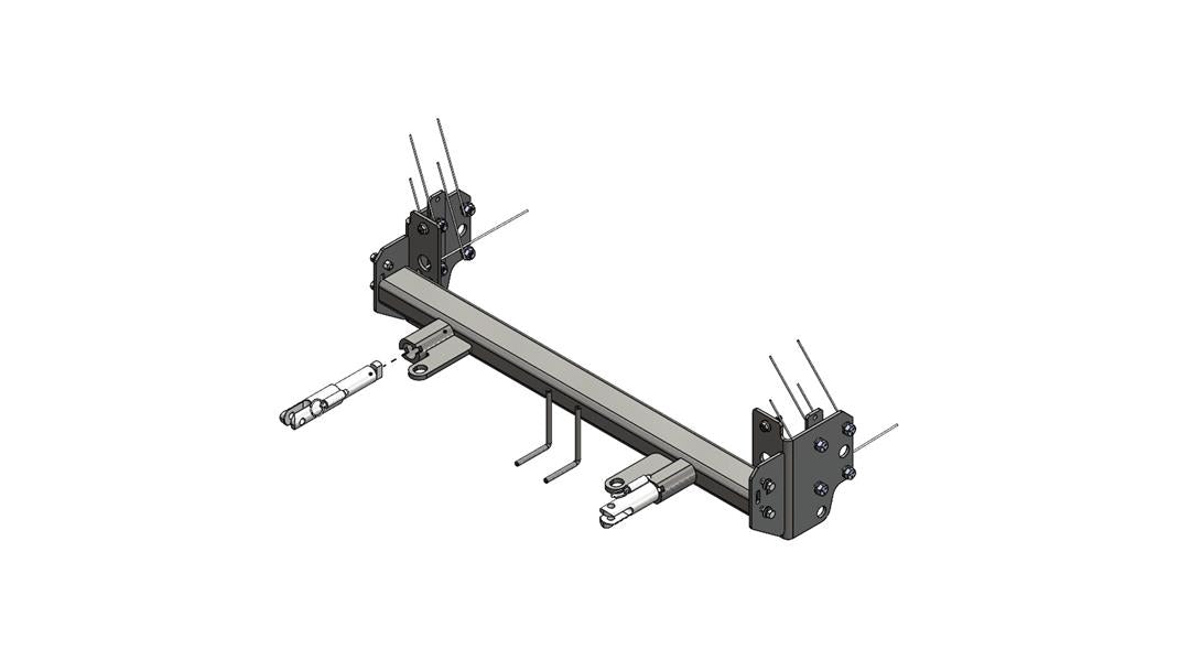 BX1154 Blue Ox Baseplate 22-23 Jeep Grand Cherokee Wl