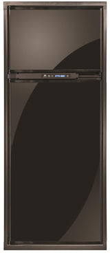 N8XFL Norcold Refrigerator Freezer 8 Cubic Capacity for RV with LCD temperature control panel, flush mount left-hand hinge, and adjustable shelving, showcasing a sleek black design, Inside RV,RV Parts Shop,Exterior Parts & Accessories,RV Appliances RV Air Conditioner RV Refer,AVADA - Best Sellers