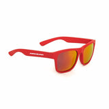 AHFS-C100 Airhead Float Sunglass Classic Red with vibrant red frame and reflective lenses.