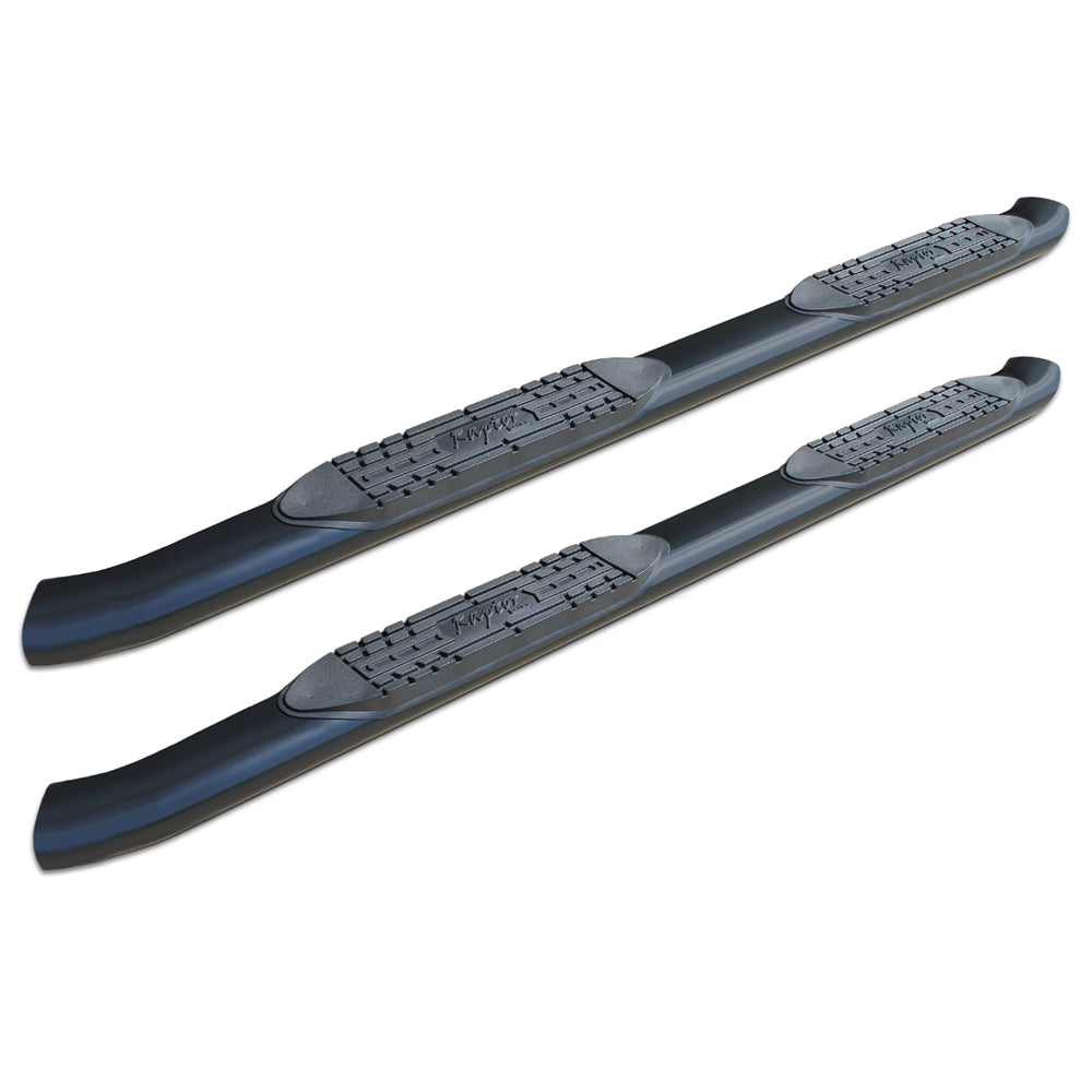 1602-0246B Raptor 5' Curved Black Oval Step Bars