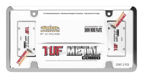 64031 Cruiser License Plate Frame/Shield Combos