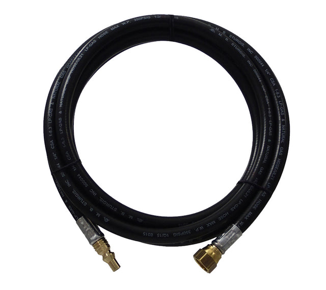 100304-72-MBS Mb Sturgis 1/4 Id Lp Hose.  Qd Plug X F/Fl  72