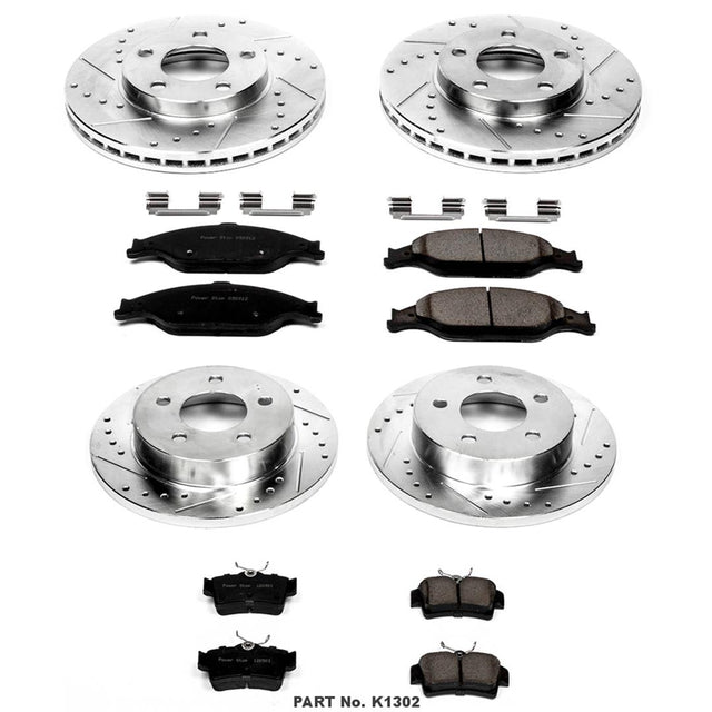 K1302 Powerstop 1-Click Brake Kit