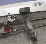 F14202 Immi Rodbuckle Concealed Mounting Kit securing fishing rods in a boat with a discreet, reliable installation.