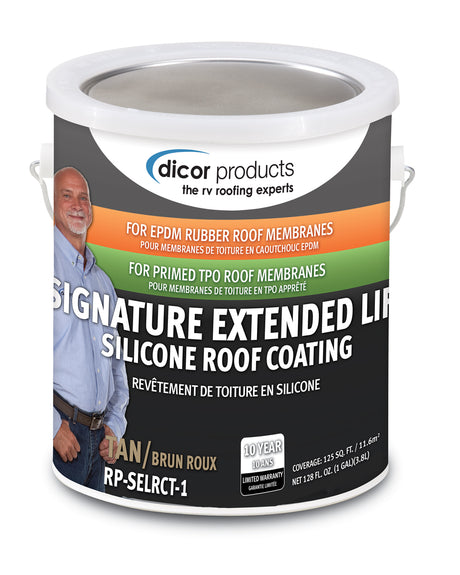 RP-SELRCT-1 Dicor Corp. Roof Coating Use To Protect And Beautify - RV and Auto Parts