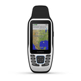 Garmin Gpsmap 79S Handheld GPS with built-in basemap for precise navigation, showing a map of the United States on its screen.