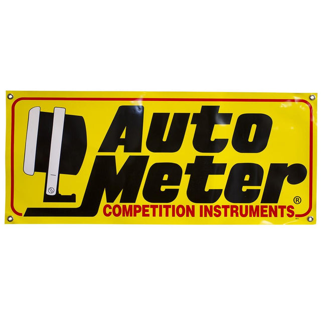 0212 Auto Meter Racing Banner 3Ft Hvydty