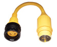 110A Marinco Pigtail Adapter With A 50A 125V Loc