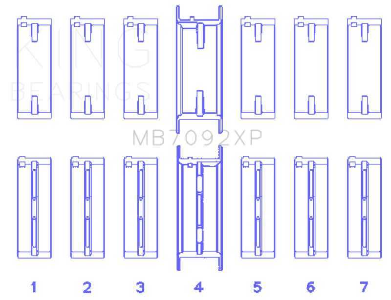 King Engine Bearings MB7092XP0.25