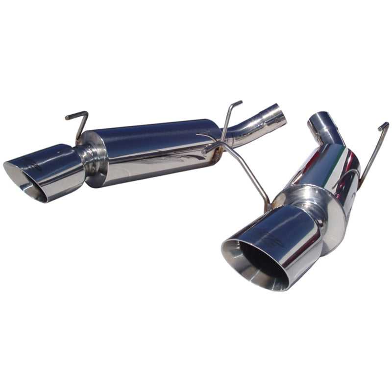 MBRP MBRP 05-10 Ford Mustang GT 5.0/Shelby GT500 Dual Mufflers Axle Back Split Rear T304