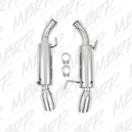 MBRP 05-10 Ford Mustang GT 5.0/Shelby GT500 Dual Mufflers Axle Back Split Rear T304 - RV and Auto Parts