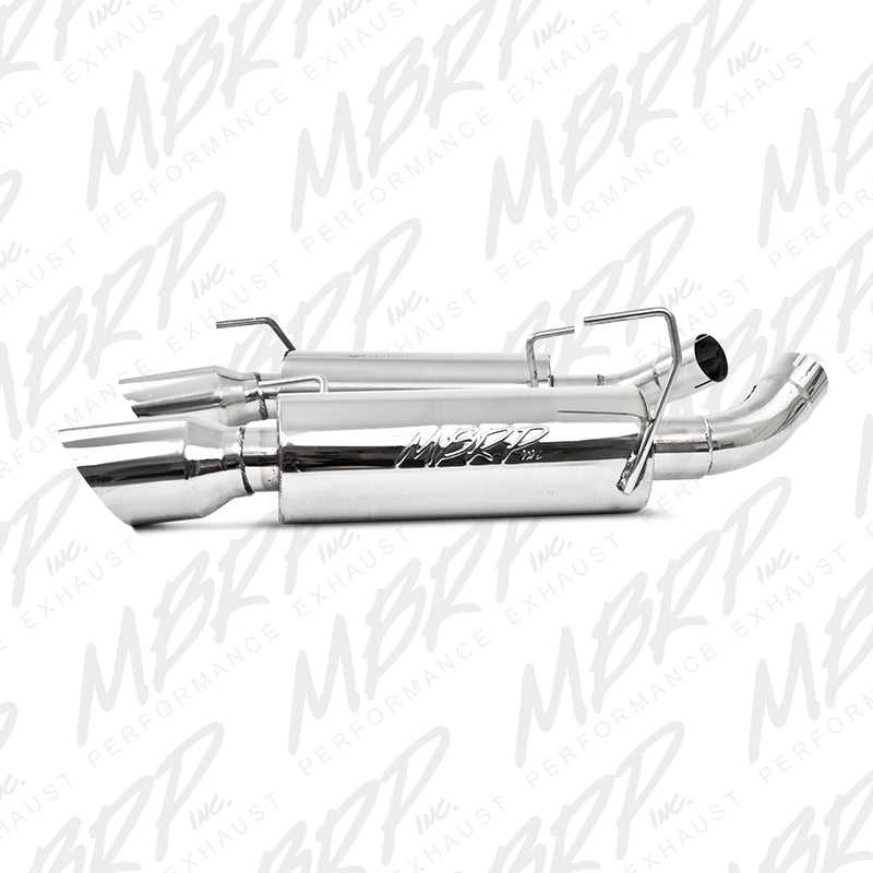 MBRP 05-10 Ford Mustang GT 5.0/Shelby GT500 Dual Mufflers Axle Back Split Rear T304 - RV and Auto Parts